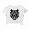tiger zentangle Crop Top