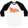 go flag 3/4 Sleeve Shirt