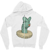 elizabethan dilophosaurus Zipper Hoodie