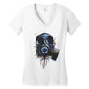 gas mask Women's V-Neck T-Shirt
