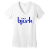 bjork Women's V-Neck T-Shirt