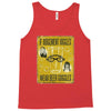 beer goggles sign, ideal gift or birthday present. Tank Top
