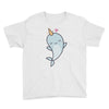 cute kawaii narwhals are cute Youth Tee