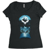 book of fantasy Women's Triblend Scoop T-shirt