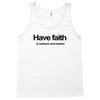 have faith in science and reason t shirt medium funny atheism religion Tank Top