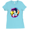 lesbian pride dragon Ladies Fitted T-Shirt