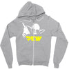 pew yoda wars funny Zipper Hoodie