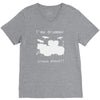 i'm a drummer please shout V-Neck Tee