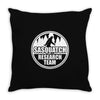 sasquatch research team Throw Pillow