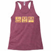 run from evil Racerback Tank