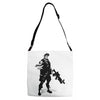 fortnite soldier Adjustable Strap Totes