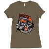 wats 2 Ladies Fitted T-Shirt