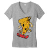 pizzaboarding Women's V-Neck T-Shirt