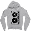 oldschool cassette Zipper Hoodie