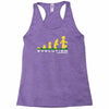 evolution of lego man Racerback Tank