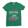 Celebrating With The 70th Birthday Queen Ladies Fitted T-Shirt