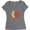 snail Women's Triblend Scoop T-shirt
