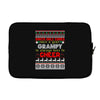santa only comes once a year grampy is always here to cheer Laptop sleeve