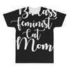 badass feminist cat mom All Over Men's T-shirt