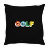 golf 3d Throw Pillow