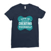 ife is creating Ladies Fitted T-Shirt