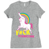 unicorn funny Ladies Fitted T-Shirt