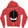 ninja mask on Zipper Hoodie