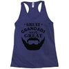 mens grandads bearded Racerback Tank