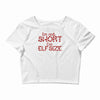 i'm not short i'm elf size Crop Top