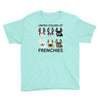 united color of frenchies Youth Tee