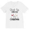 drink up grinches it's christmas V-Neck Tee