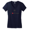 i love my dad Women's V-Neck T-Shirt