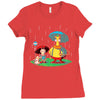my friend hef Ladies Fitted T-Shirt