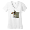 boba selfie Women's V-Neck T-Shirt