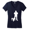 hip hop 80s Women's V-Neck T-Shirt