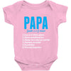 Papa Noun Definition Baby Onesie