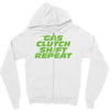 gas clutch shift repeat Zipper Hoodie