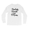 badass feminist cat mom Long Sleeve Shirts