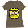 grammar police customizable Ladies Fitted T-Shirt