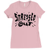 stressed out Ladies Fitted T-Shirt