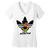 hey auntie killmonger Women's V-Neck T-Shirt