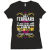 i am a february women Ladies Fitted T-Shirt