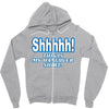 shhhhh this is my hangover shirt Zipper Hoodie