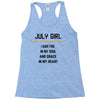 July Girl Racerback Tank