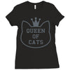 queen of cats Ladies Fitted T-Shirt