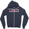 humorous loner Zipper Hoodie