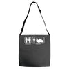 drums   problem solved   mens funny Adjustable Strap Totes
