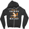 arm in cast Zipper Hoodie