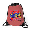 i'm the middle brother Drawstring Bags