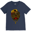 dog hip hop style V-Neck Tee